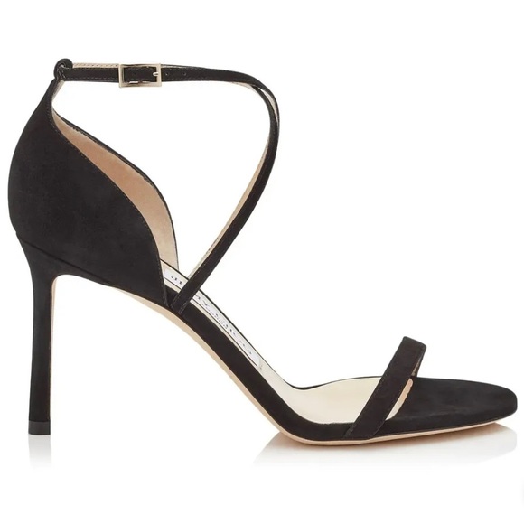 Jimmy Choo Hesper Black Suede Sandal size 40